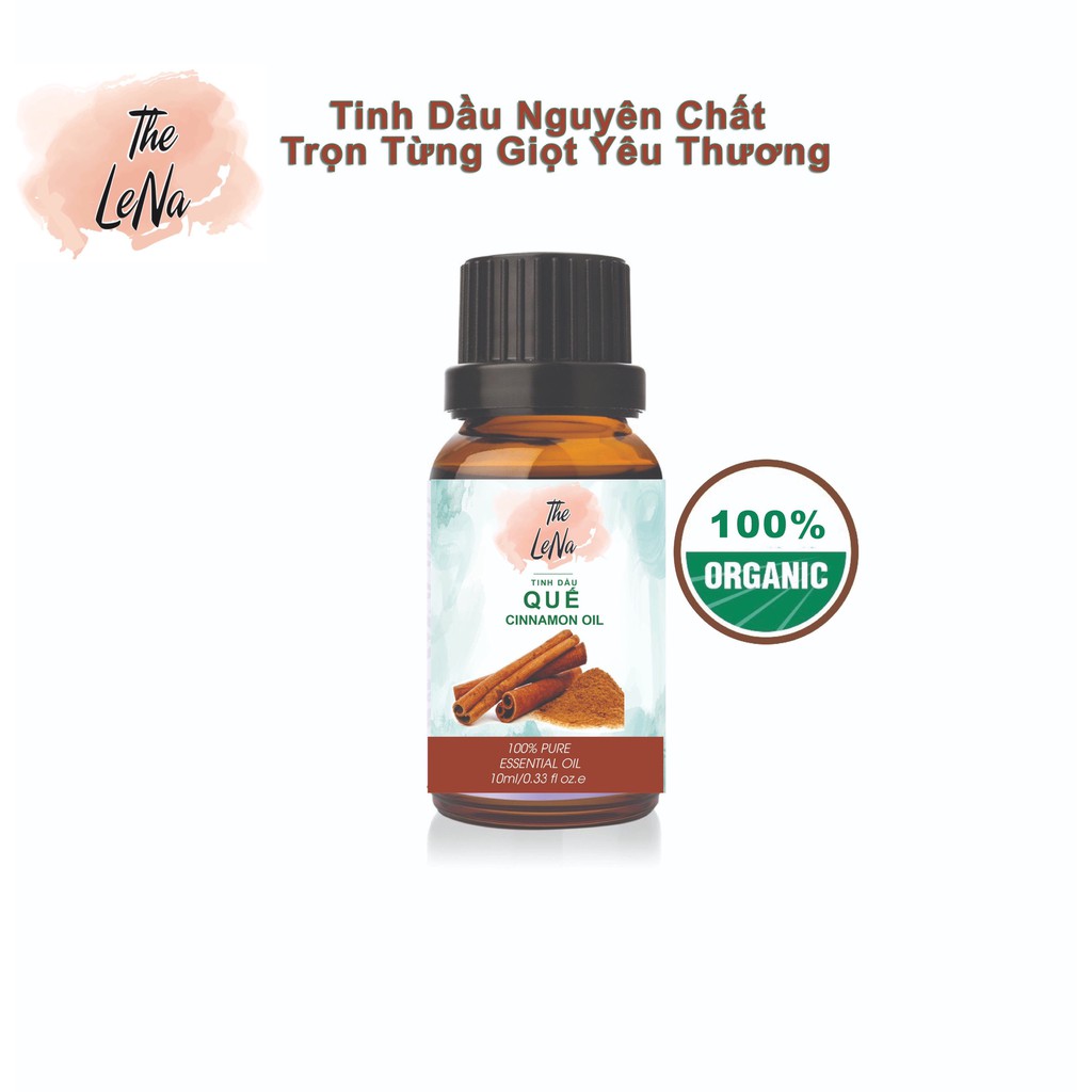 Tinh Dầu Quế Nguyên Chất THE LENA Tinh Dầu Vỏ Quế Lau Sàn, Xông Phòng, Khử Mùi, Thơm Ngọt - Hàng Cao Cấp 10m [ HOT NHẤT