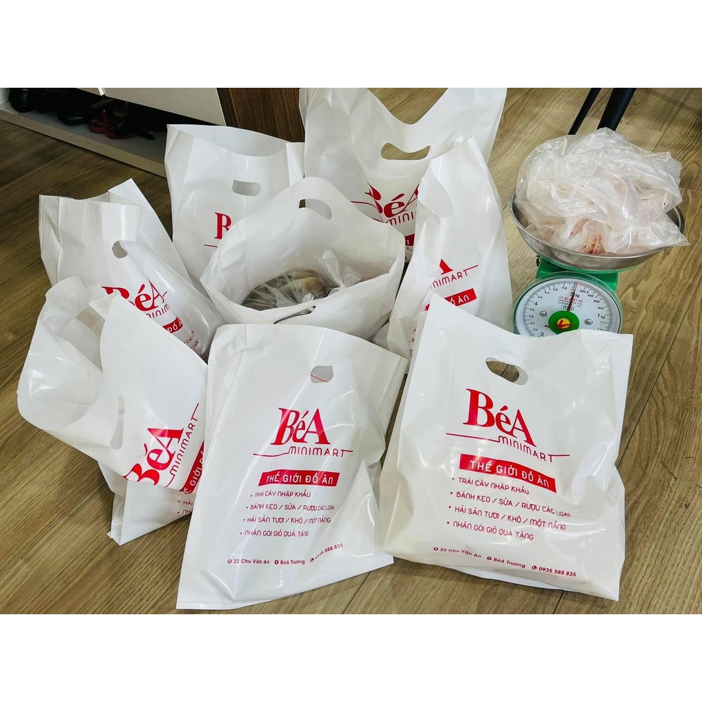 In túi nilon theo yêu cầu 1kg = 54k và in bao bì cho shop áo quần, shop mỹ phẩm. In túi nilong chất lượng, intuinilon