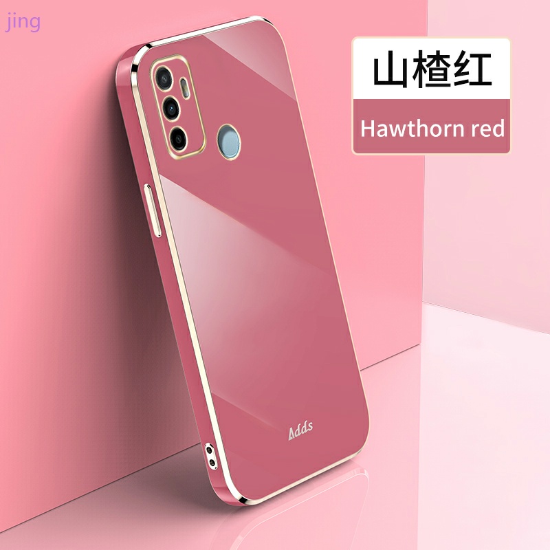 Ốp lưng OPPO A15 F9 A12 A5S A3S A9 A5 2020 A54 A92 A52 A53 2020 F11 Reno 6 case Vỏ điện thoại mạ điện sang trọng thời trang chất lượng cao