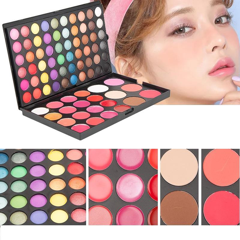 Bảng Phấn Mắt Trang Điểm Chuyên Nghiệp Đa Năng 82 Ô ( phấn mắt , má hồng , tạo khối, son môi