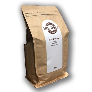 Cà phê hạt Robusta Culi VieDeli, túi 500g