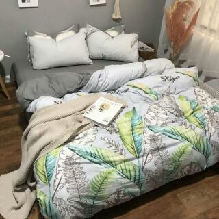 Chăn ga gối cotton đũi