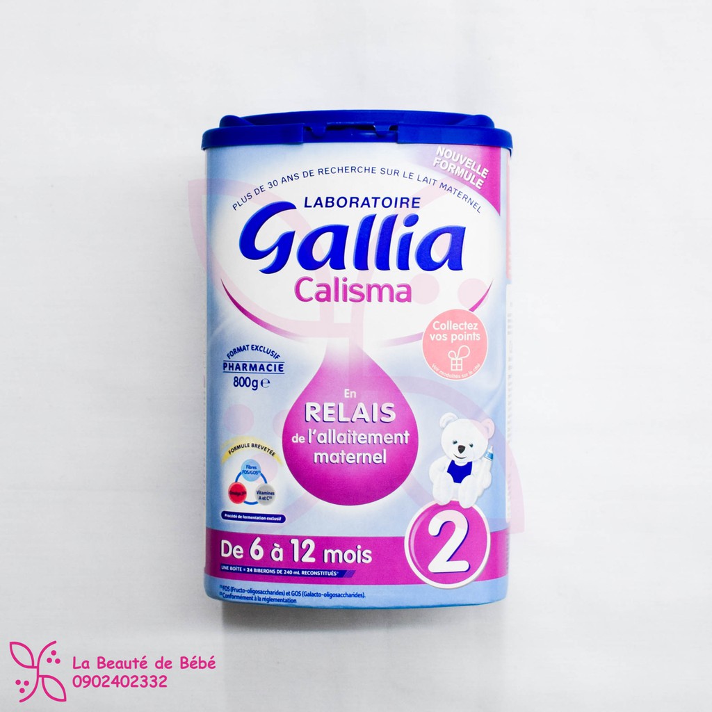 Sữa bột Gallia Calisma Relais số 2 800g [HSD 2 Năm Kể Từ Ngày Sản Xuất]