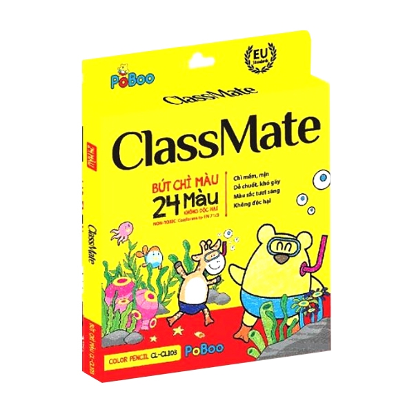 Chì Màu Hộp 24 Màu CL-CL103 - ClassMate