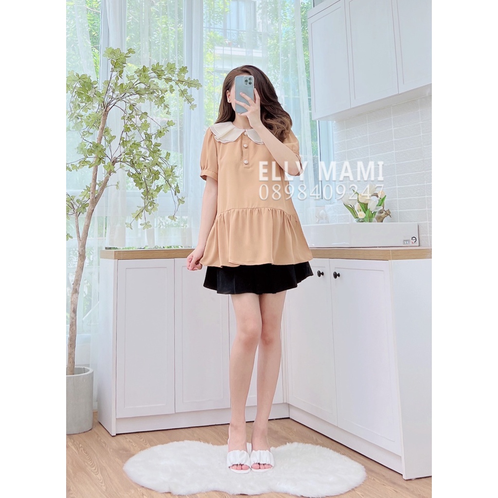 ( 40kg - 65kg ) Set Áo Quần Bầu , Sau Sinh Hoa Nhí Mặc Thoải Mái Suốt Thai Kì &amp; Sau Sinh Thiết Kế Cao Cấp