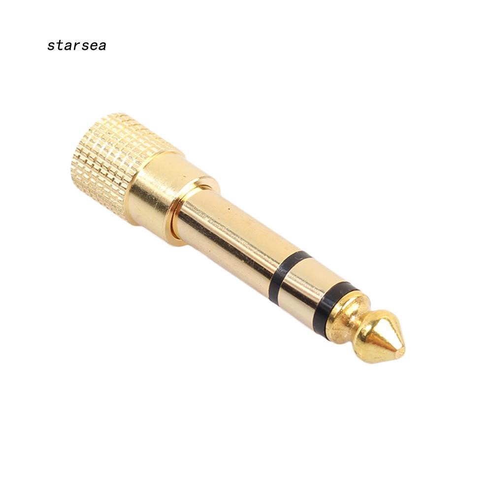 Giắc cắm chuyển đổi âm thanh cổng 3.5mm sang đầu cắm 6.35mm | BigBuy360 - bigbuy360.vn