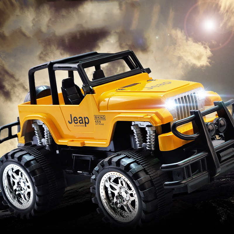 Đồ chơi trẻ em, Xe Jeep địa hình điều khiển từ xa, xe đồ chơi Jeep cho bé điều khiển từ xa cao cấp