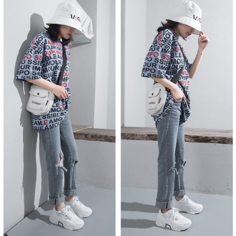 Giày Nữ GN04 Giày Thể Thao Sneakers Giày Độn Đế Nữ 3-4Cm Hottrend Dành Cho Bạn Trẻ Năng Động Cá Tính Và Tăng Chiều Cao