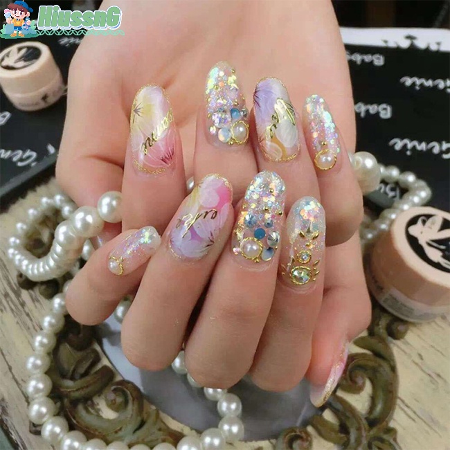 Set 48 Lọ Kim Tuyến 3D Trang Trí Móng Tay