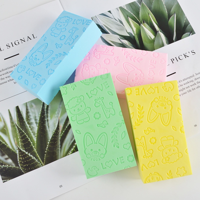 Bông Tắm Bọt Biển Chống Đau An Toàn Cho Bé