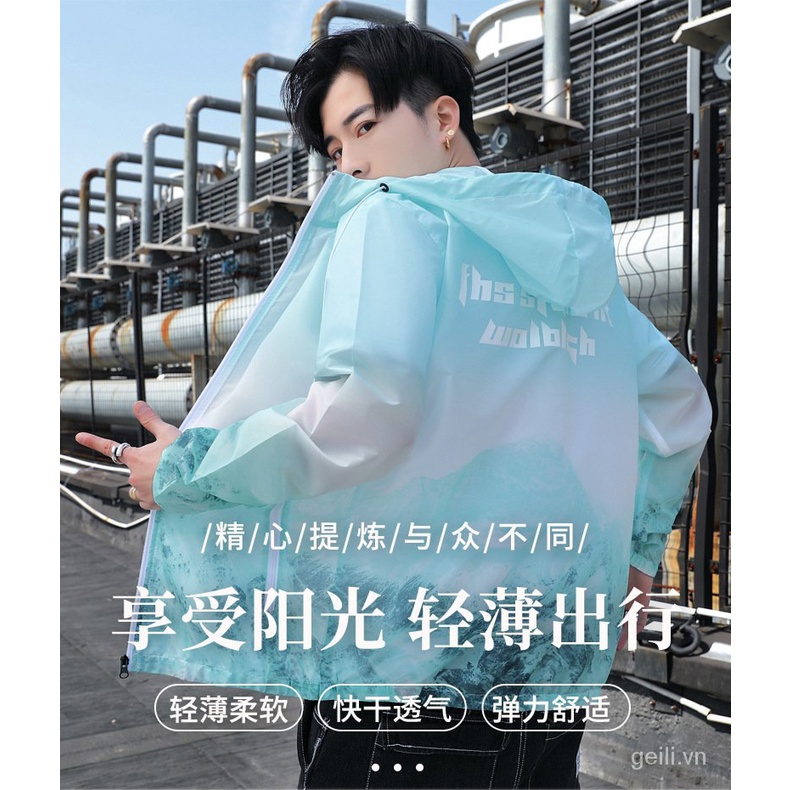 Áo khoác chống nắng siêu mỏng thoáng khí bảo vệ khỏi tia UV khi đi câu cá dành cho nam và nữ