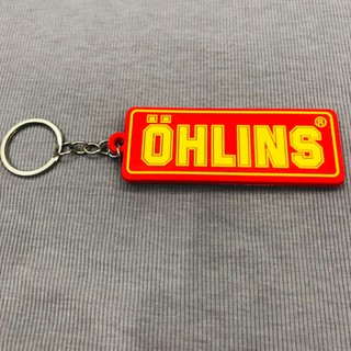 Móc khóa ohlins đỏ thời trang móc trang trí