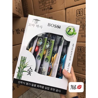Bàn Chải Đánh Răng Than Tre Hoạt Tính Hàn Quốc BOSSI 921 hàng loại 1 - bán chạy nhất mọi thời đại