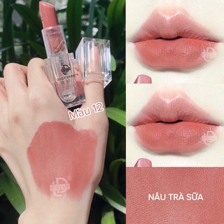 Son Sáp, Thỏi Dolly Không Chì màu Nâu Trà Sữa cao cấp chính hãng New 2022