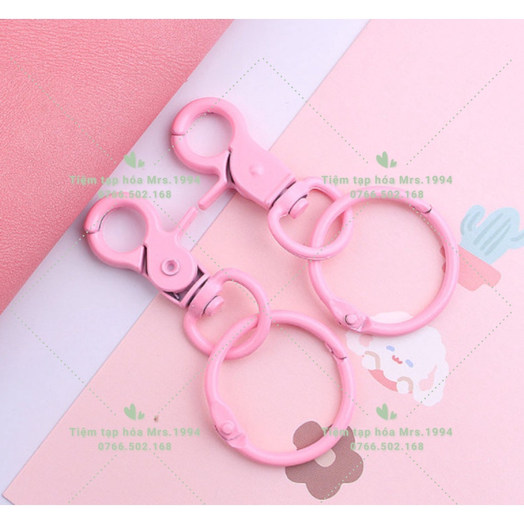 MÓC KHÓA SƠN CAO CẤP - PHỤ KIỆN DIY - 1 CÁI