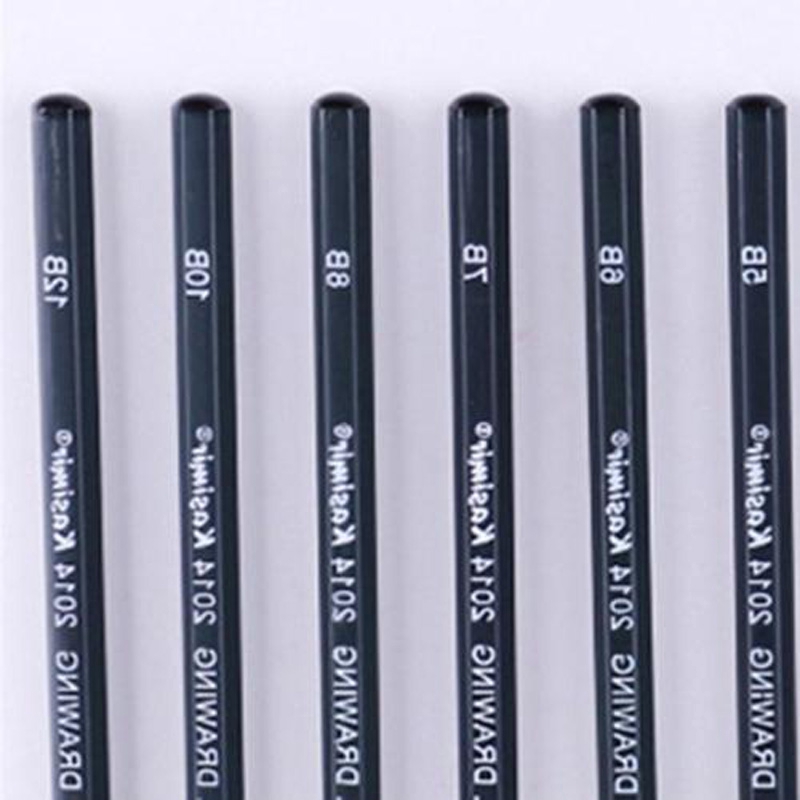 Bộ 14 bút chì 6H-12B không độc hại cho học sinh