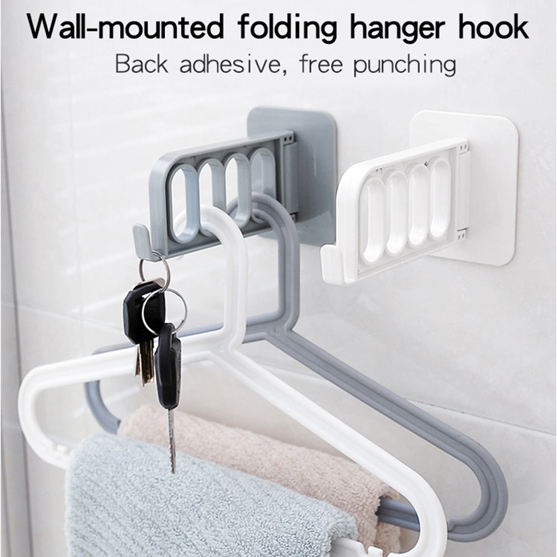 Móc treo đồ dán sau cửa gấp gọn được độc lạ tiện lợi cho gia đình