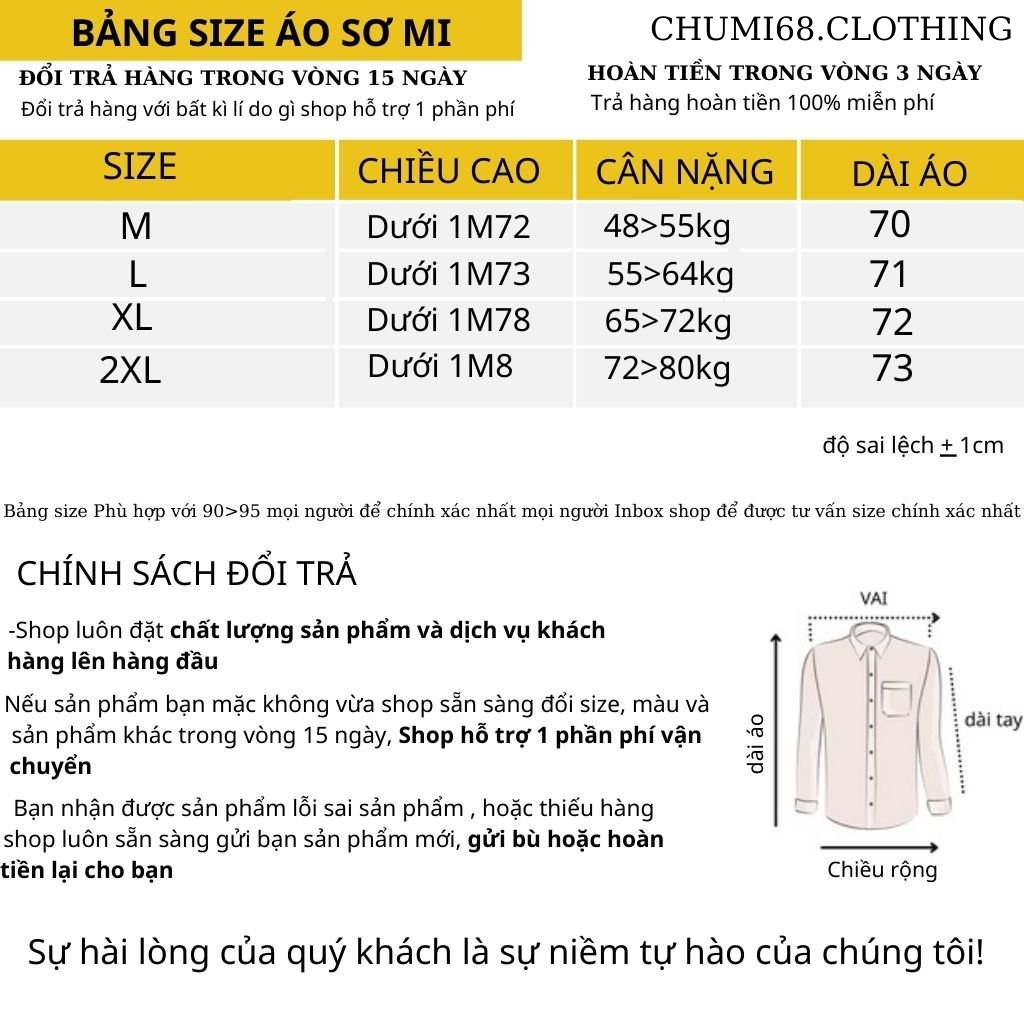 Áo sơ mi nam CHUMI dáng basic nam Nữ tay dài form rộng phong cách hàn quốc asm41