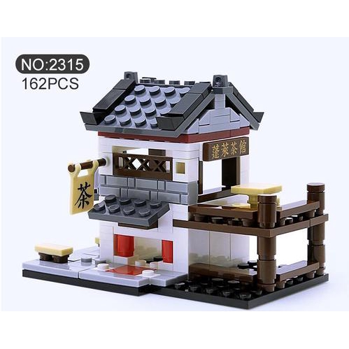 Bộ Đồ Chơi Lego Xếp Hình Thành Phố Trung Quốc Thú Vị Cho Bé