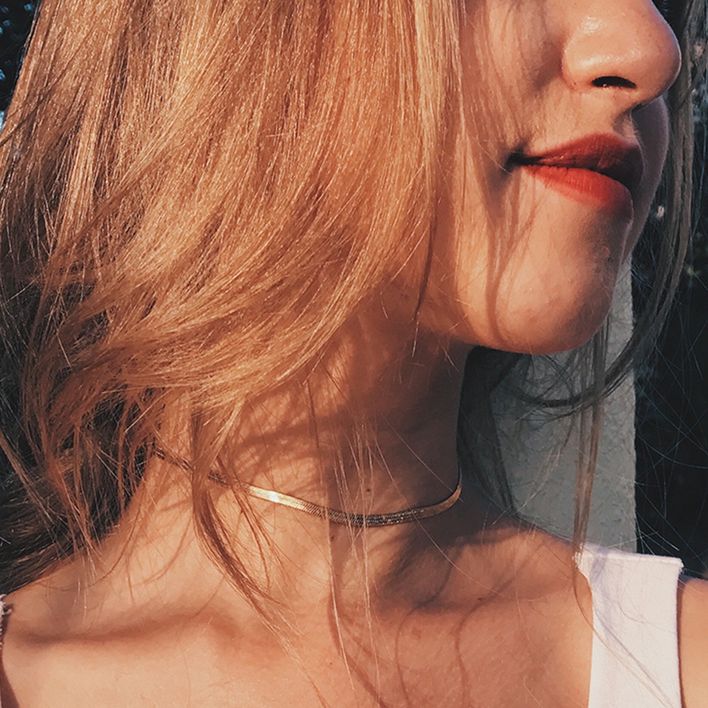 Vòng Cổ Choker Kiểu Dáng Đơn Giản Thời Trang Màu Sắc Rực Rỡ Cho Nữ