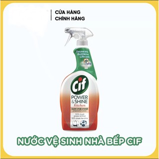 Nước lau chùi nhà bếp sáng bóng Cif 700ml