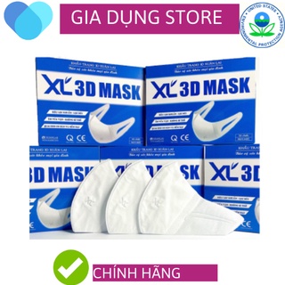 Khẩu trang 3D XL ( Xuân Lai) Hộp 50 cái