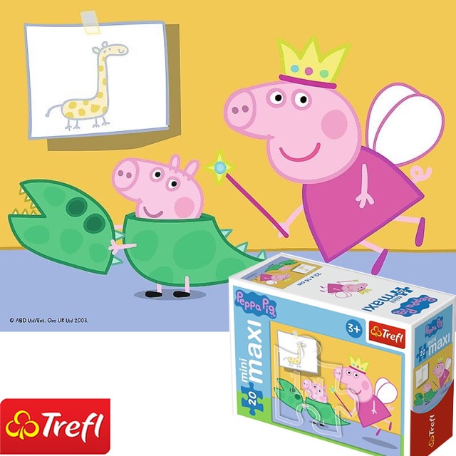 Tranh ghép hình TREFL miniMaxi 56000 - 20 mảnh Peppa Pig