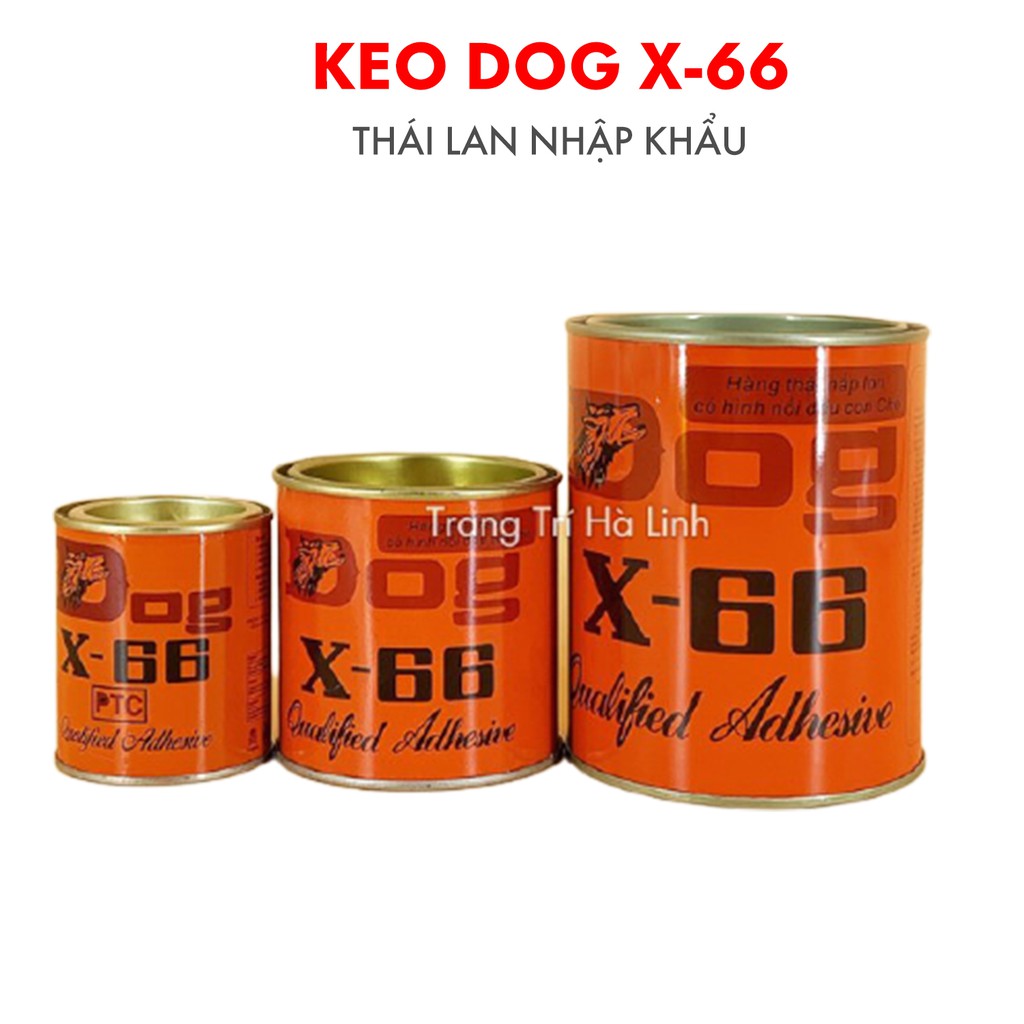 Keo con chó Dog X66 Thái Lan đa năng dán thảm nỉ giầy gỗ sofa siêu dính