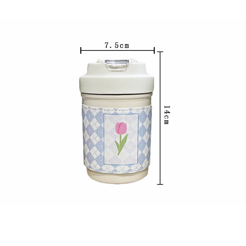 Bộ Bình Nước Giữ Nhiệt Bằng Thép Không Gỉ 316 Kèm Ống Hút Tiện Dụng