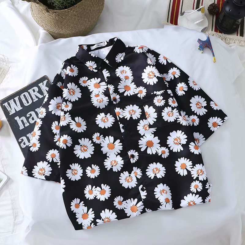 [Hàng Cao cấp] 8 Áo sơ mi tay lỡ NAM NỮ 3D THUN COTTON quảng châu loại 1 bao đẹp chất lượng y hình,kg xù lông,không nhăn