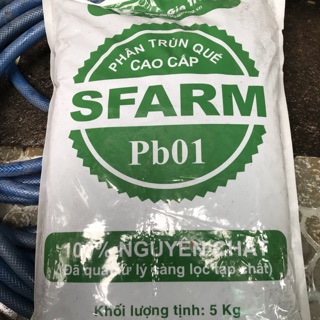 Phân trùn quế cao cấp sfarm 5kg