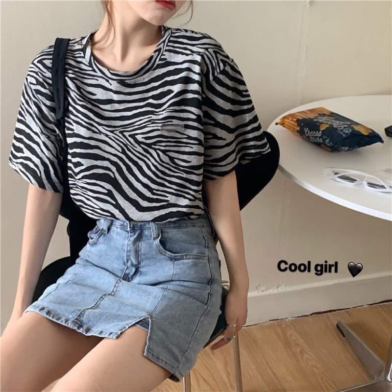 - Áo thun ngựa vằn