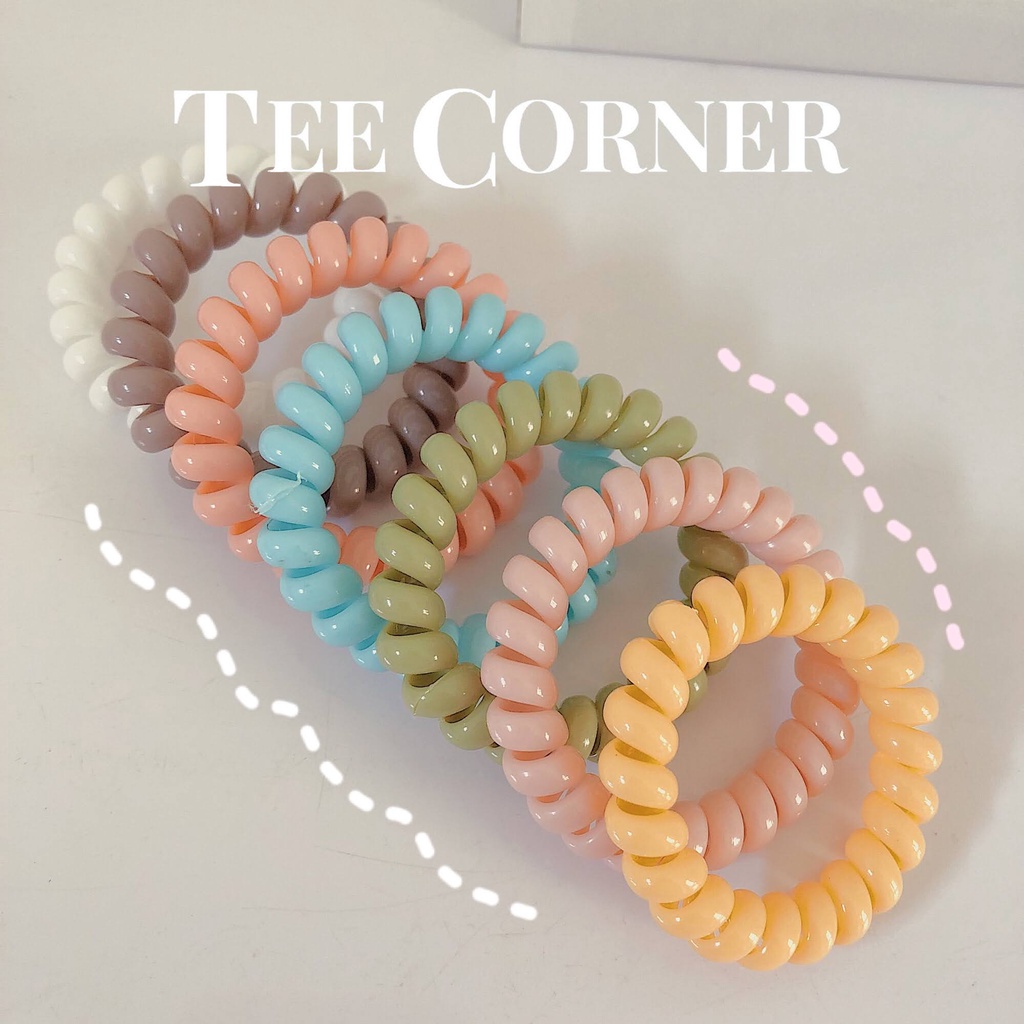 Dây Buộc Tóc Lò Xo Màu Kẹo Ngọt Ngào