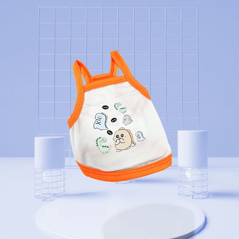 Quần áo cho thú cưng dog harness t shirt dinosaur dog quần áo mùa hè dinosaur áo sơ mi giản dị vest thú cưng
