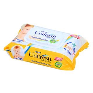 Khăn Ướt Unifresh - Baby Care - Unidry sơ sinh 80 miếng