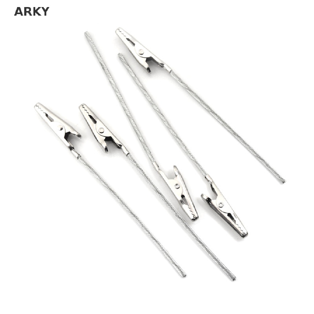 Set 10 Kẹp Cá Sấu Thử Điện Cách Điện Dài 10cm