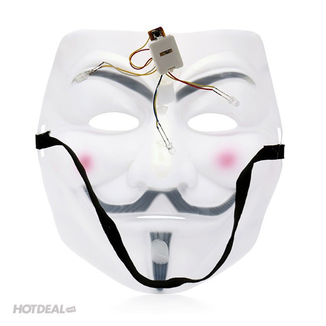 MẶT NẠ HÓA TRANG HACKER anonymous màu trắng (bán sỉ 9k)-MS2 _hàng bao đẹp