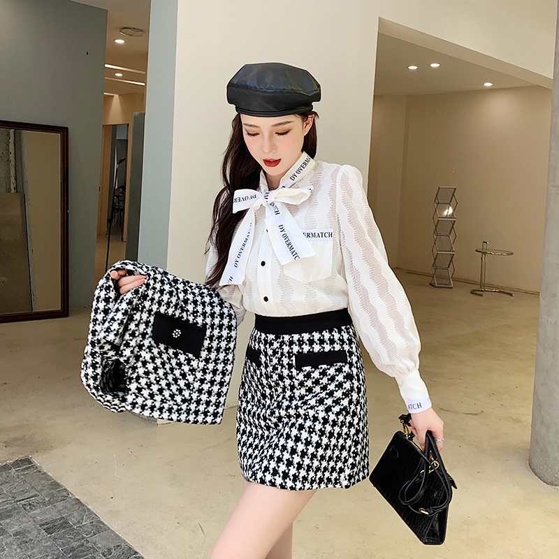 Set dạ nữ tiểu thư mùa đông sang chảnh hàng quảng châu cao cấp SDT7 | BigBuy360 - bigbuy360.vn