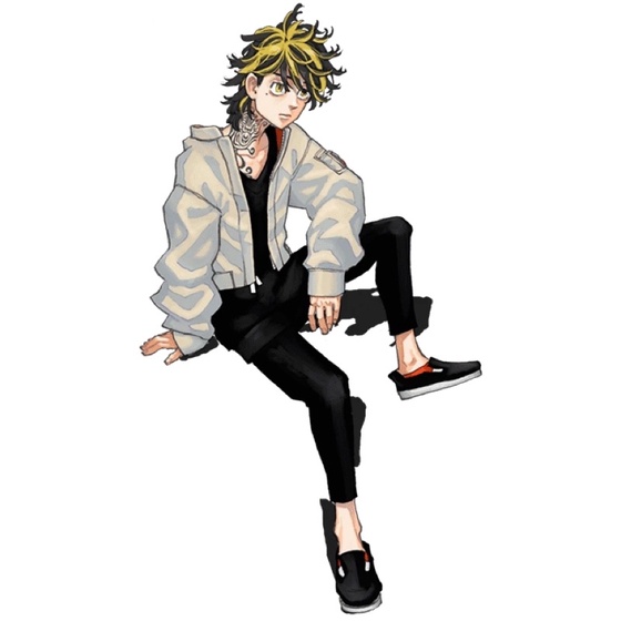 Sticker Kazutora Hanemiya 31 cái ép lụa khác nhau/ hình dán tokyo revengers takemichi