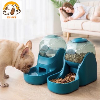 Bát Đựng Thức Ăn, Nước Uống Tự Động Cho Chó Mèo - Khay Đựng Thức Ăn, Nước Tự Động Cho Thú Cưng