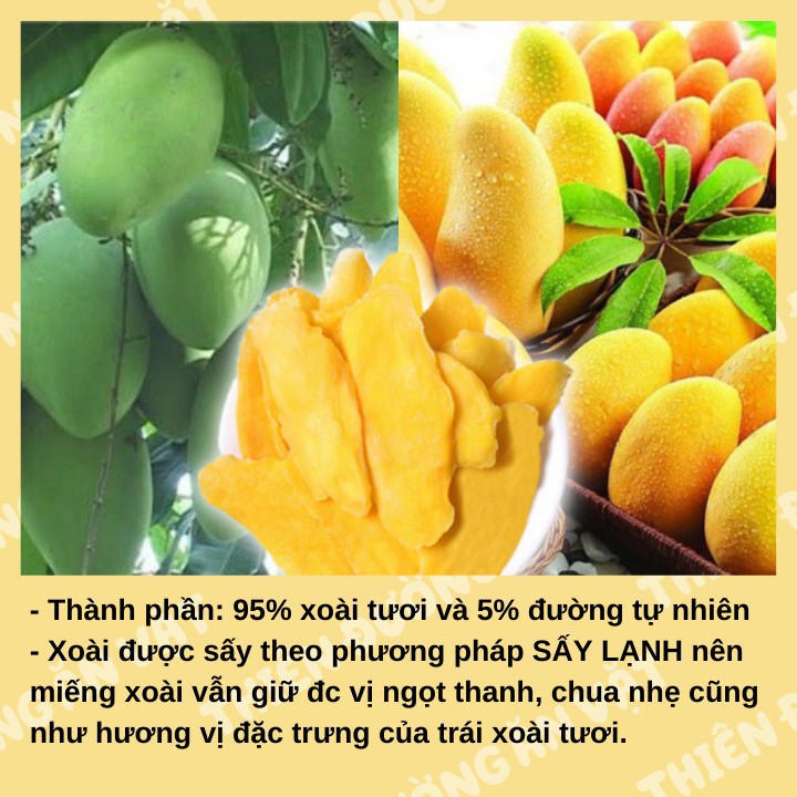 Xoài Sấy Dẻo Không Đường 500g Hàng Xuất Khẩu Đặc Sản Nha Trang Ngon - Trái Cây Sấy Dẻo Món Ăn Vặt Ngon Cho Mẹ Bầu