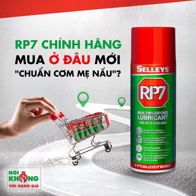 Chai Xịt RP7 150g,300g Selleys Dầu Chống Rỉ Sét Và Bôi Trơn, loại bỏ tiếng kêu của kim loại. 100% hàng chính hãng