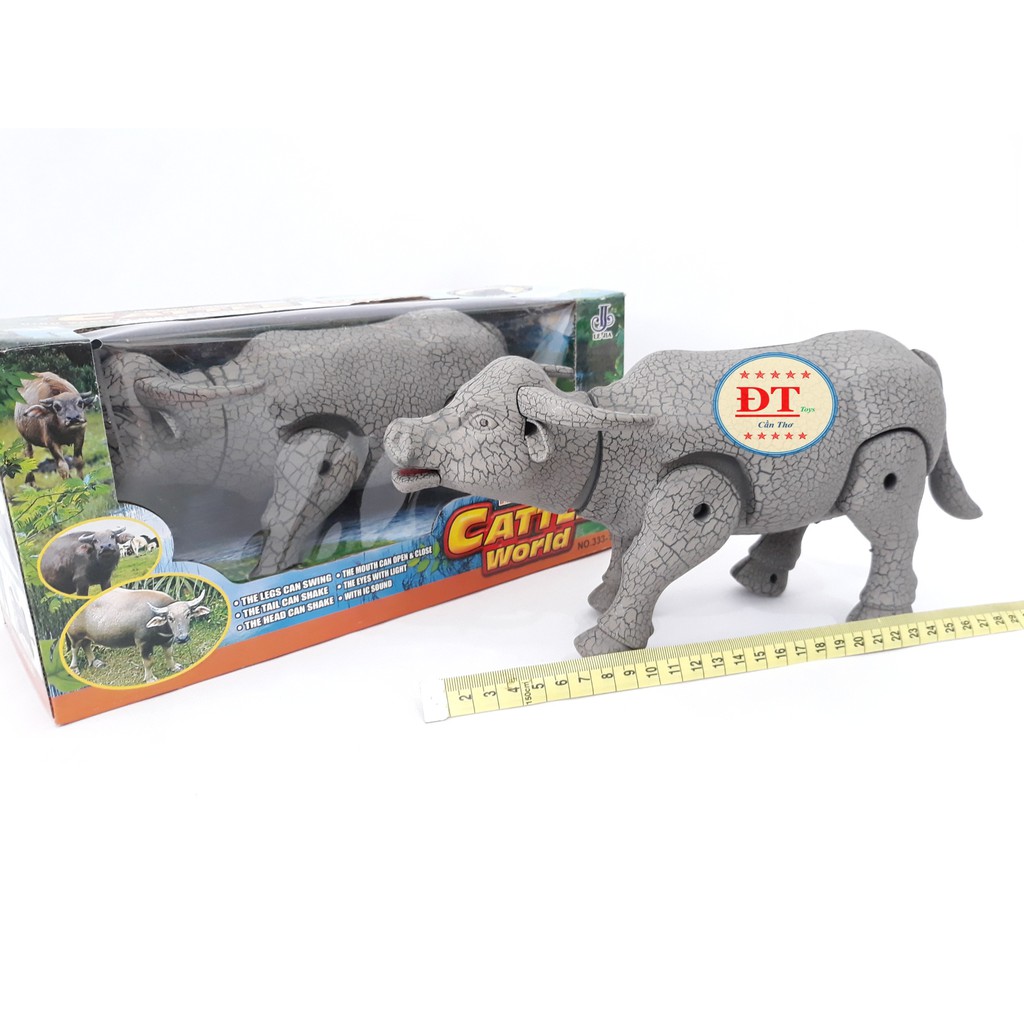 ĐỒ CHƠI TRÂU CHẠY PIN NHẠC ĐÈN