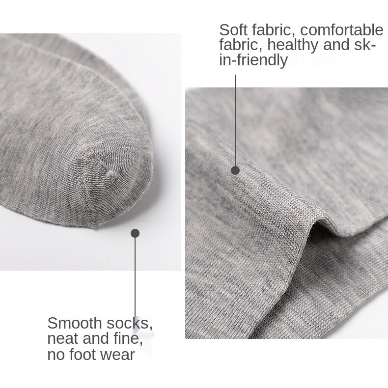 Vớ nam cổ thấp màu sắc đơn giản thời trang