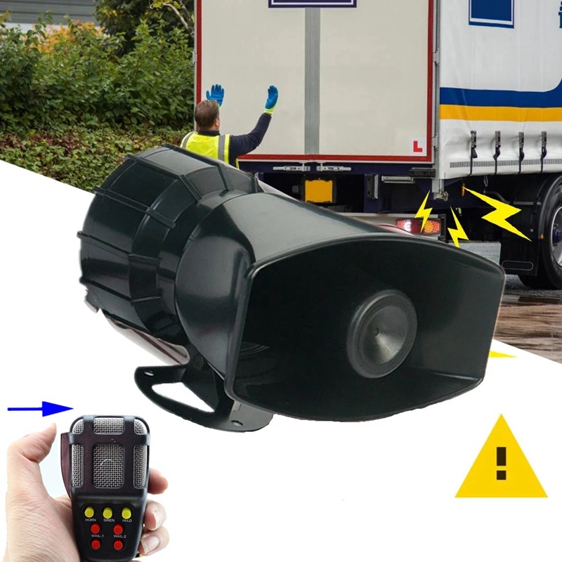 Còi Cảnh Báo 7 Âm Thanh Lớn 12V 110DB Cho Xe Hơi / Xe Tải