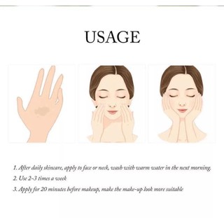 mặt nạ ngủ trà xanh.