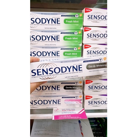 Kem đánh răng Sensodyne 100g (Đủ 5 màu)
