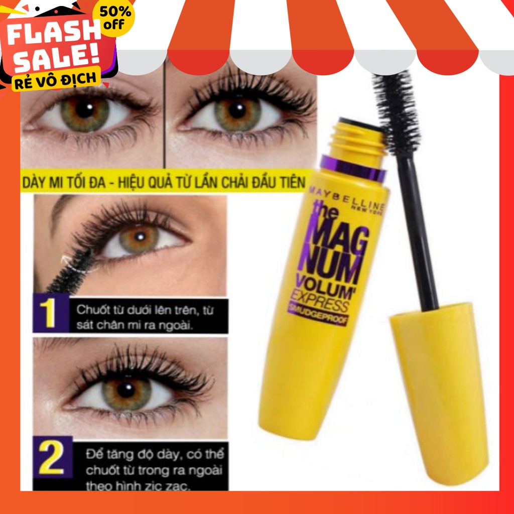 MASCARA MAYBELLINE VÀNG 7X SIÊU DÀY