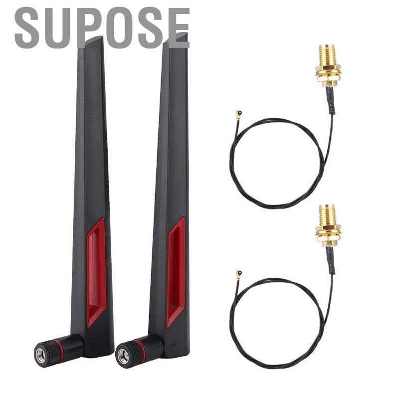 Set 2 Ăng Ten Mạng Không Dây M.2 Ngff 8dbi Ac688 Ipex 4 | BigBuy360 - bigbuy360.vn