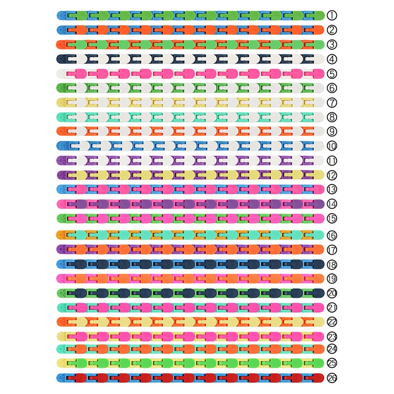 Wacky Đồ Chơi Xếp Hình Con Rắn Giúp Giảm Căng Thẳng